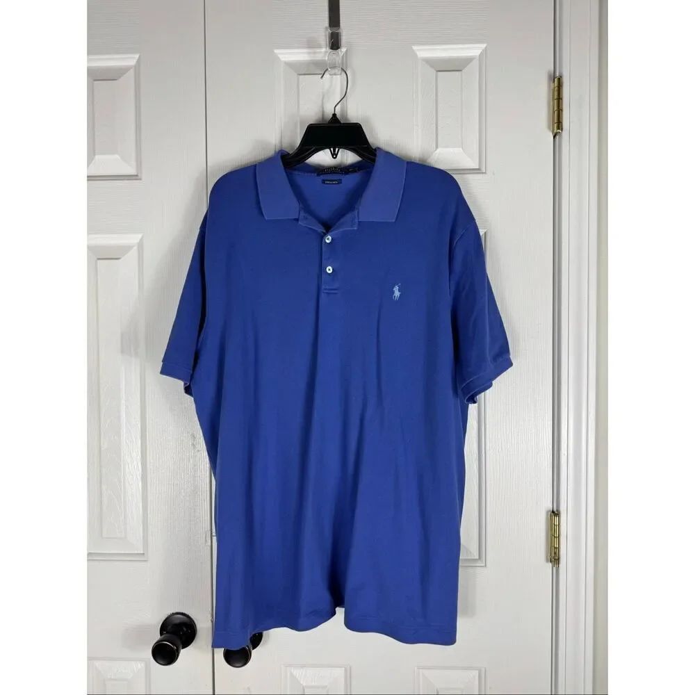 Polo Ralph Lauren Men’s Stretch Mesh Purple Shirt Size XL